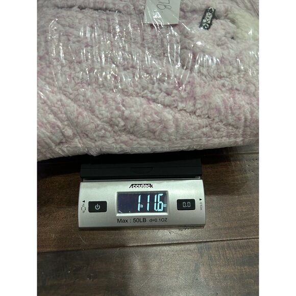 Time And Tru Plus Snow Tipped Pink Fleece Jacket With Half-Zip Sz 3X - Picture 10 of 10